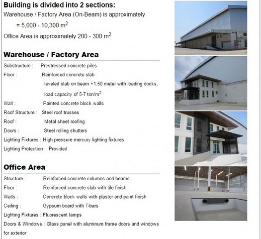  warehouse to rent 5000 sqm,Wang Noi,Ayutthaya images 3