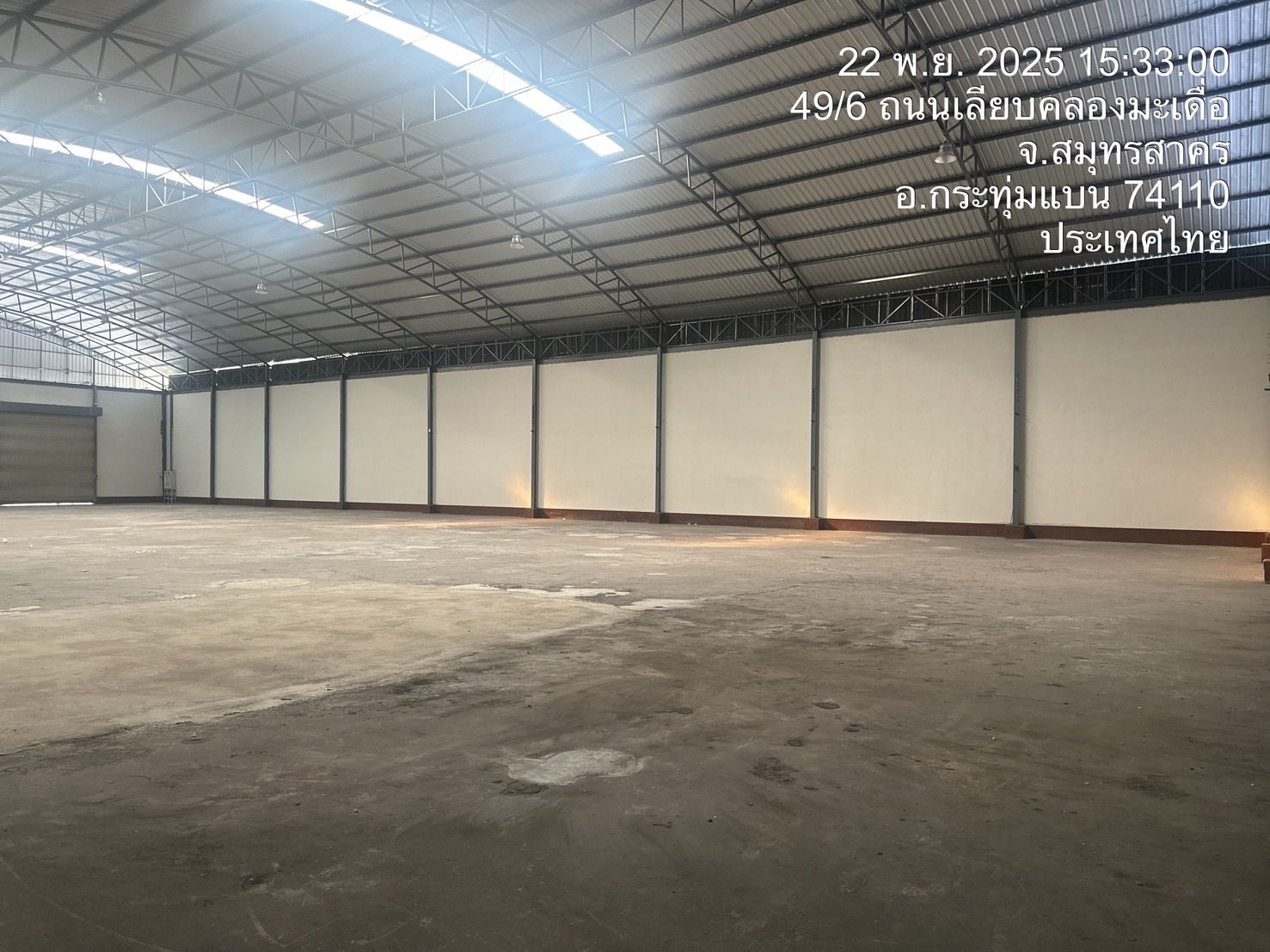 โรงงานให้เช่าสีม่วง 1,500 ตรม ไฟ250 kva คลองมะเดื่อ กระทุ่มแบน สมุทรสาคร รูปที่ 5