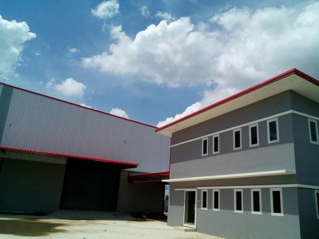 โรงงานสร้างใหม่ให้เช่า คลองหลวง พร้อมออฟฟิศ 2 ชั้น รูปที่ 0